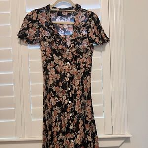Christy Dawn floral button down dress